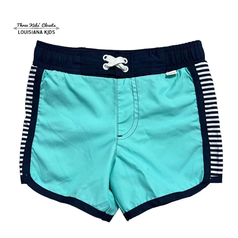 Cat & Jack 2T Blue & Navy Swim Trunks
